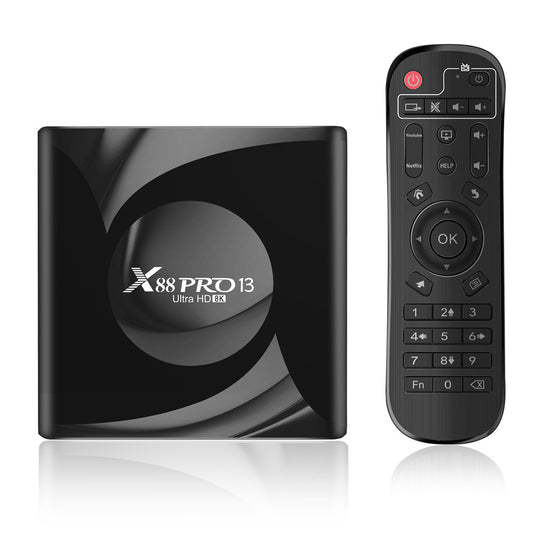 X88 Pro 13 8K Android TV Box WiFi 6 Bluetooth Smart Player