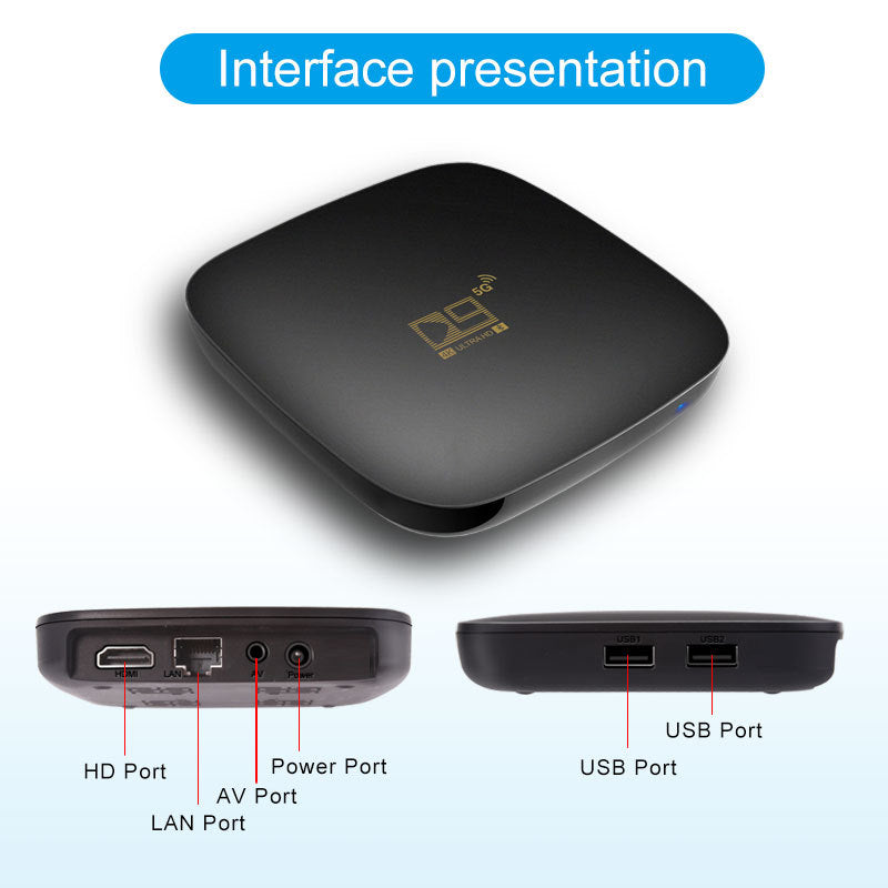 Android 10 X96 H96 TV Box HD Media Player HDMI 1080p