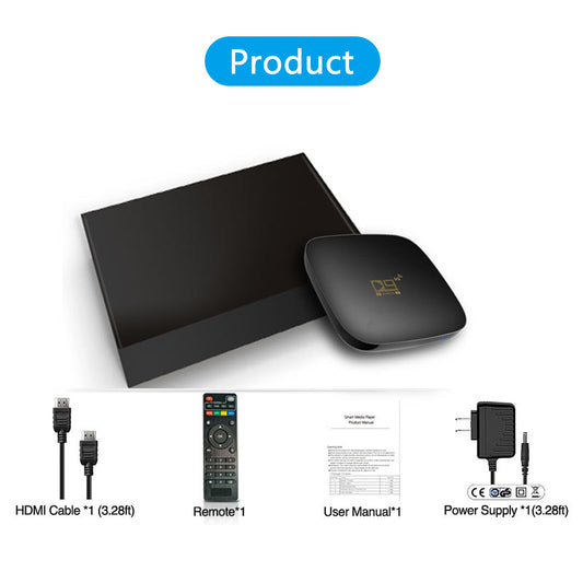 Android 10 X96 H96 TV Box HD Media Player HDMI 1080p