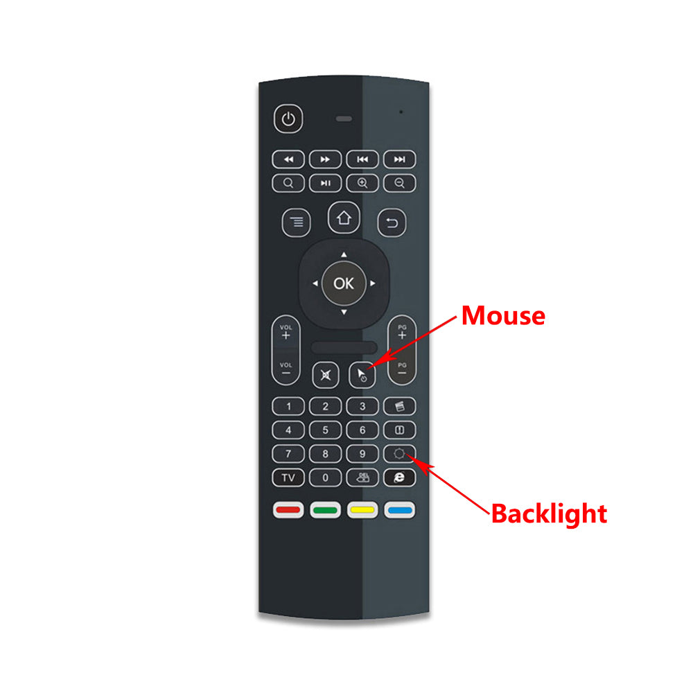 MX3 Backlit Air Mouse Voice Remote 2.4G Keyboard for Android TV